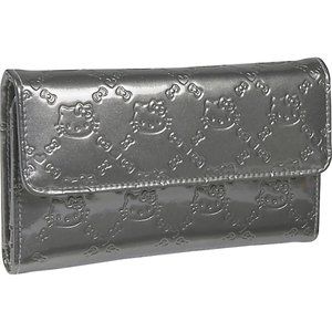 Grey Hello Kitty Embossed Wallet